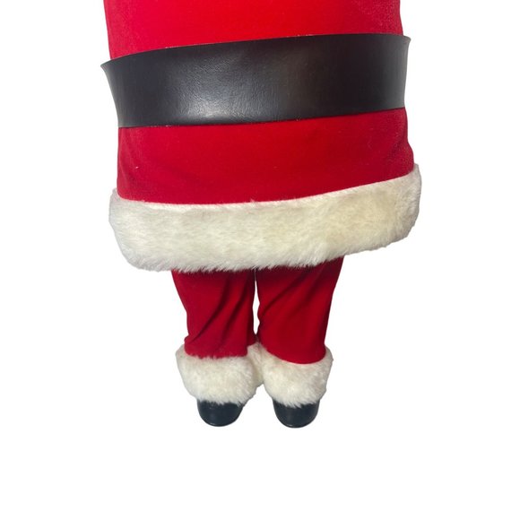 Vintage Rennoc Animated Motion Santa Claus Display Light Up Moving Candle 24”T - Picture 9 of 12